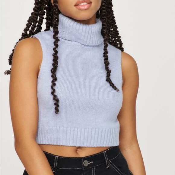 Garage sleeveless knit turtle neck - Picture 2 of 2